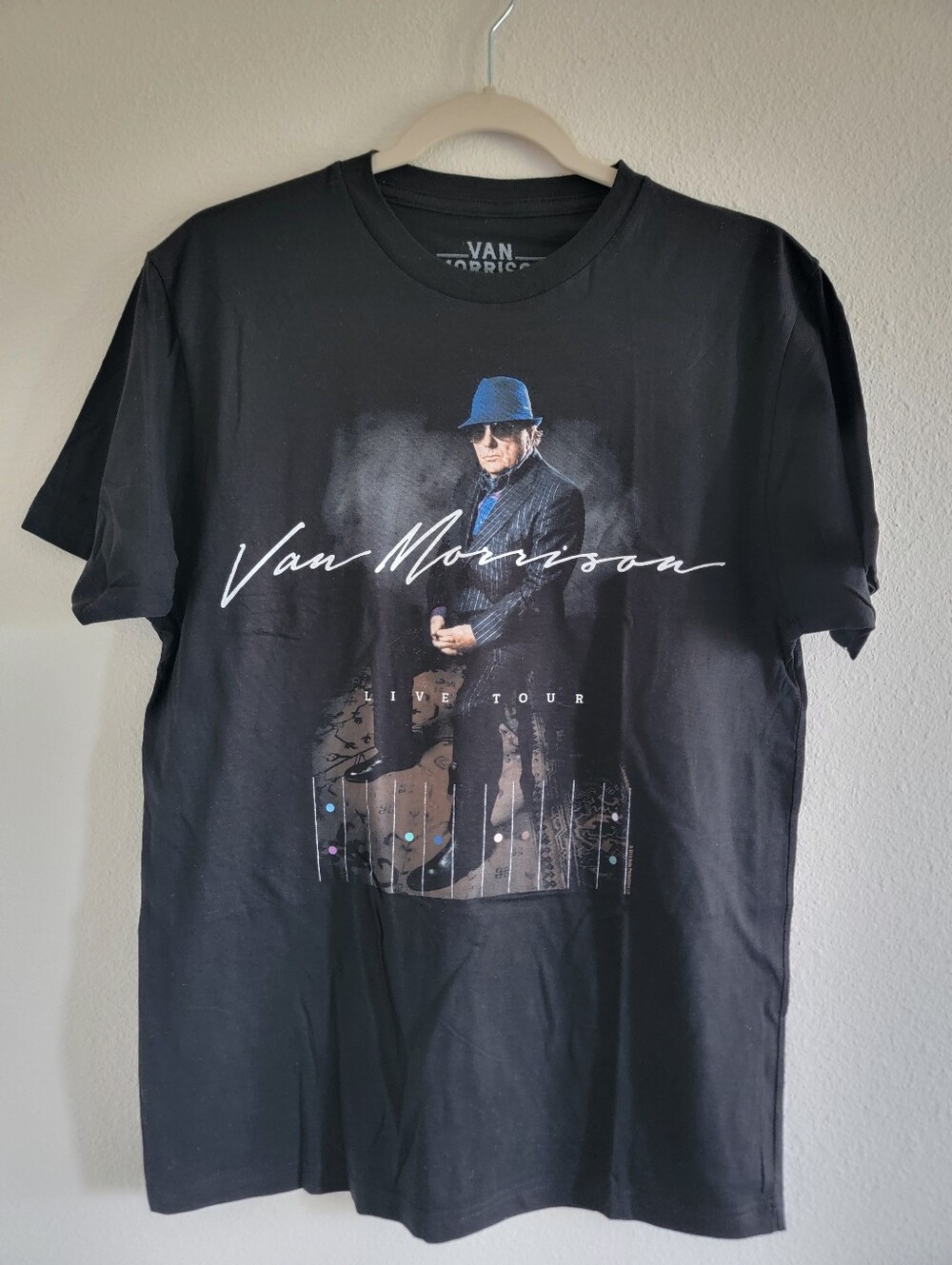 Van Morrison 2019 Live Tour Concert T-Shirt Size Medium
